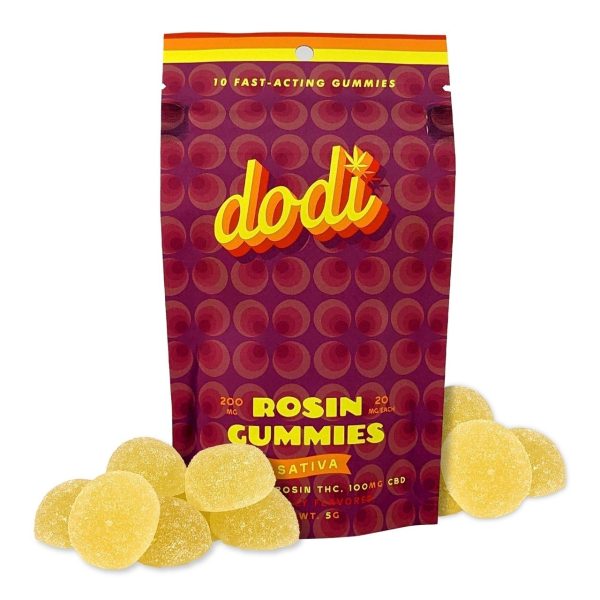 Live Rosin Delta 9 Gummies - 200mg - Sativa