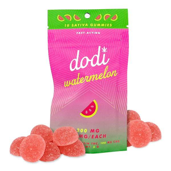 Watermelon Live Resin Delta 9 Gummies - 200mg