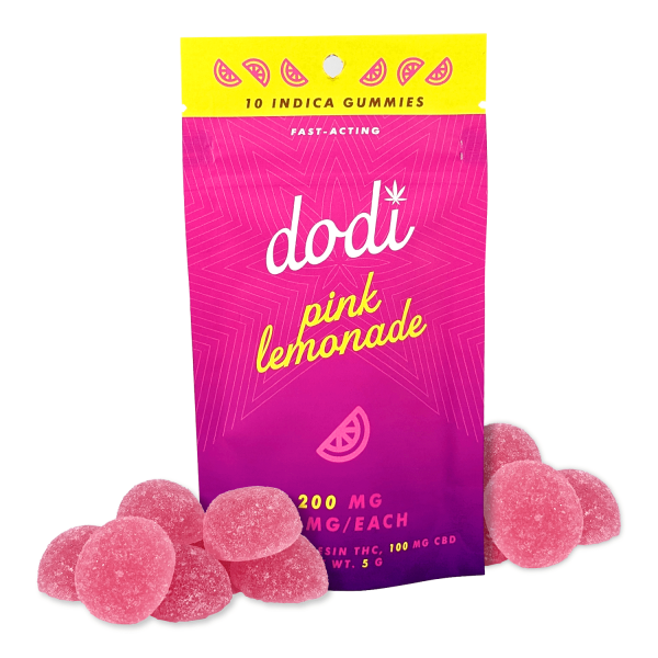 Live Resin Delta 9 Gummies - 200mg Pink Lemonade - Indica