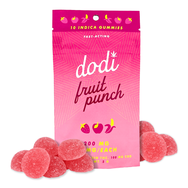 Fruit Punch Live Resin Delta 9 Gummies - 200mg